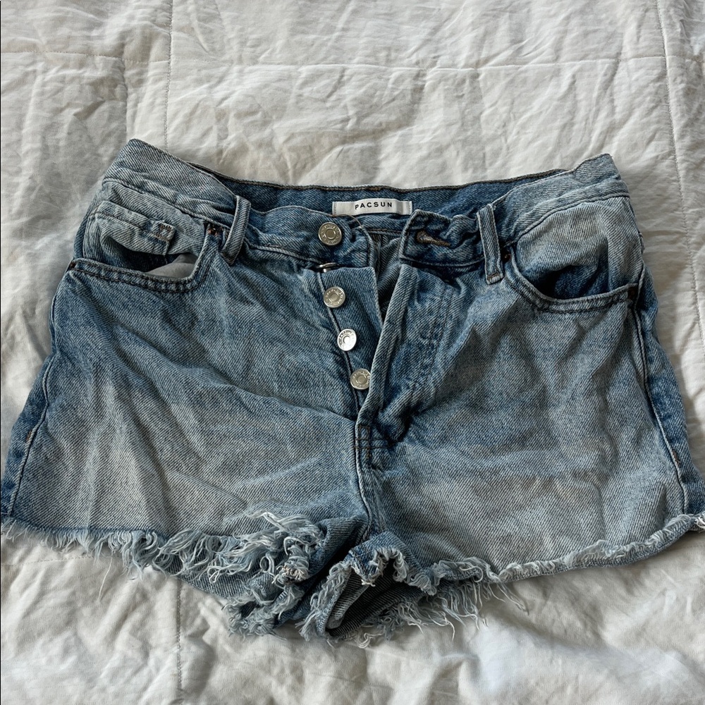 PacSun Light Blue Jean Shorts